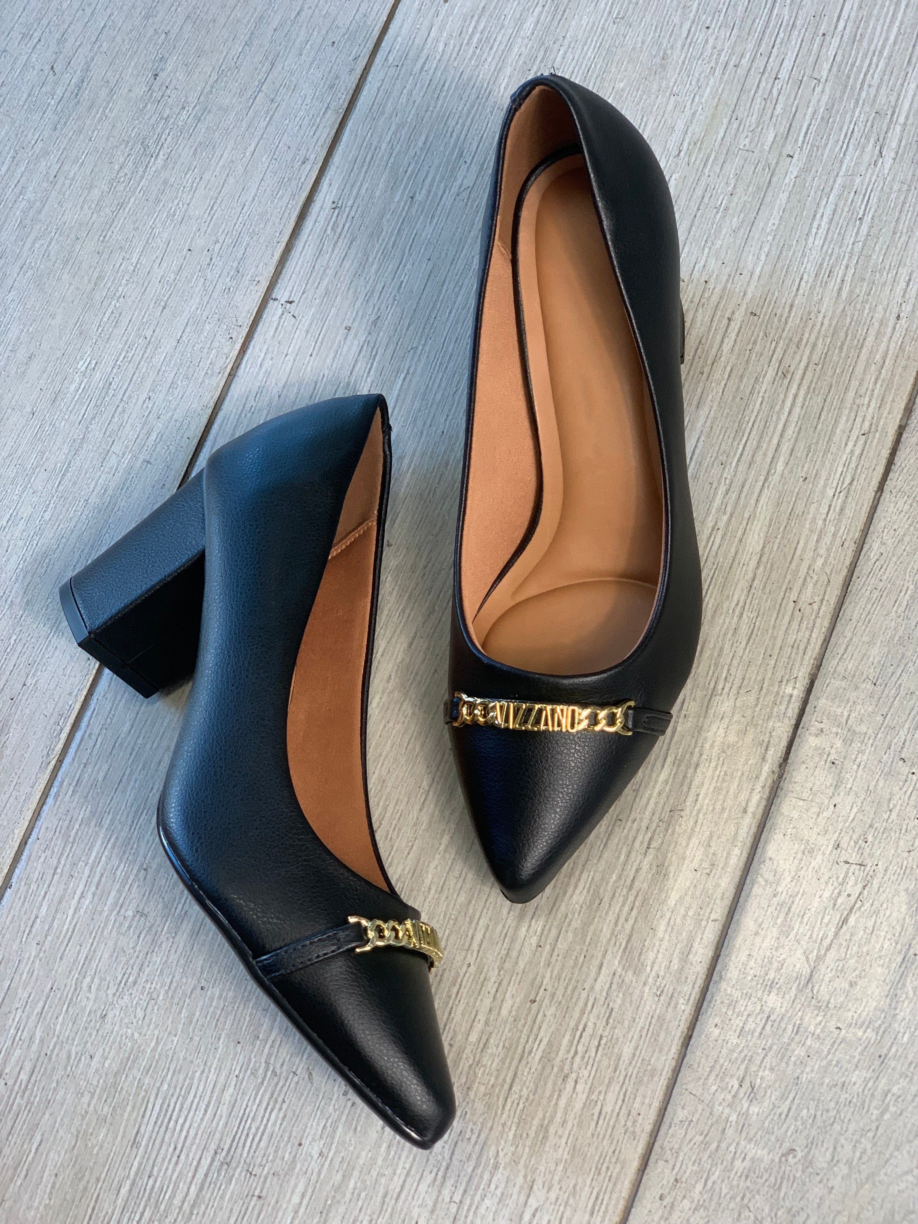 Signature Black Square Heels - WINOKJZ