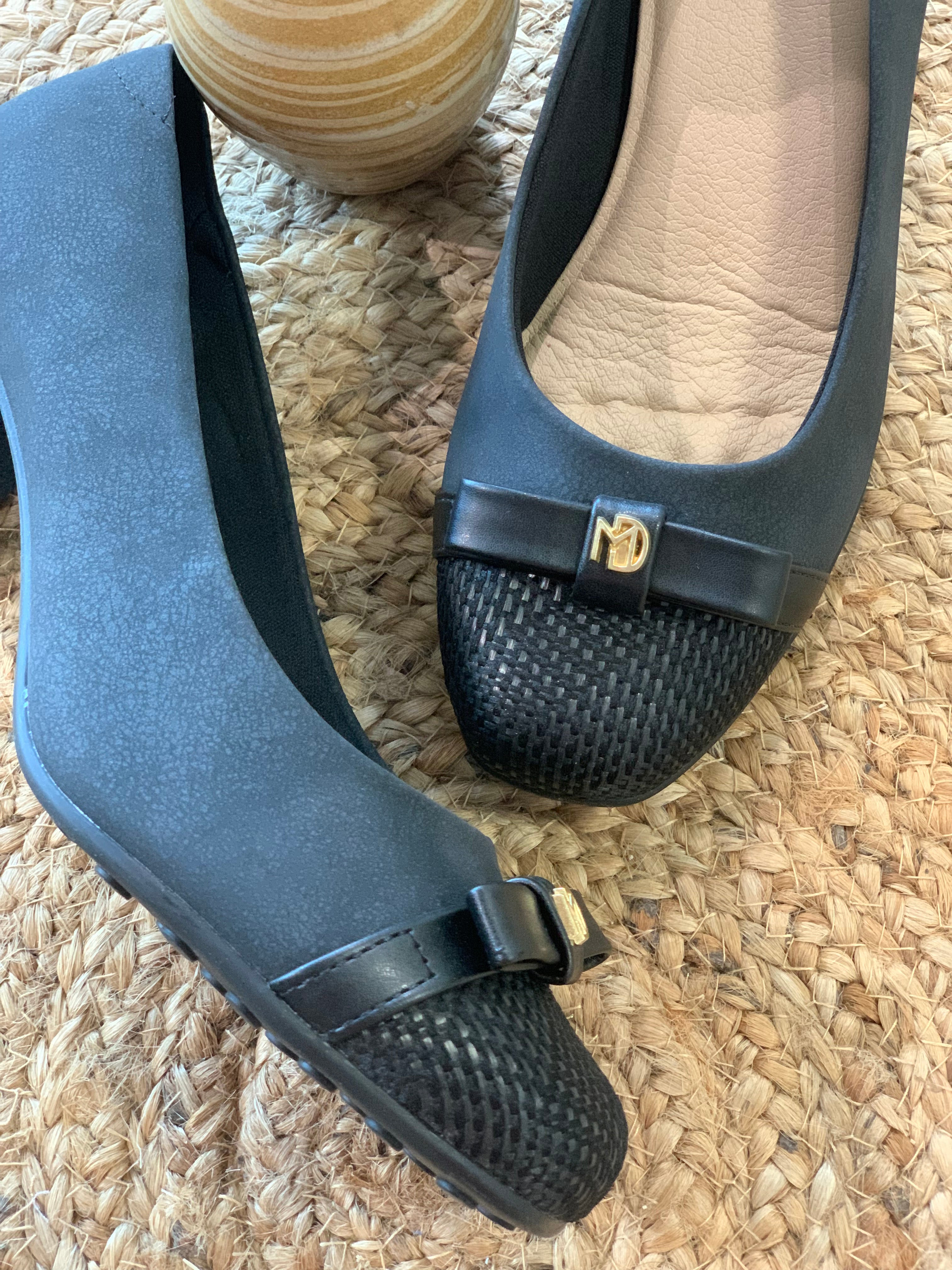 Modare Bow Square Heels - WINOKJZ