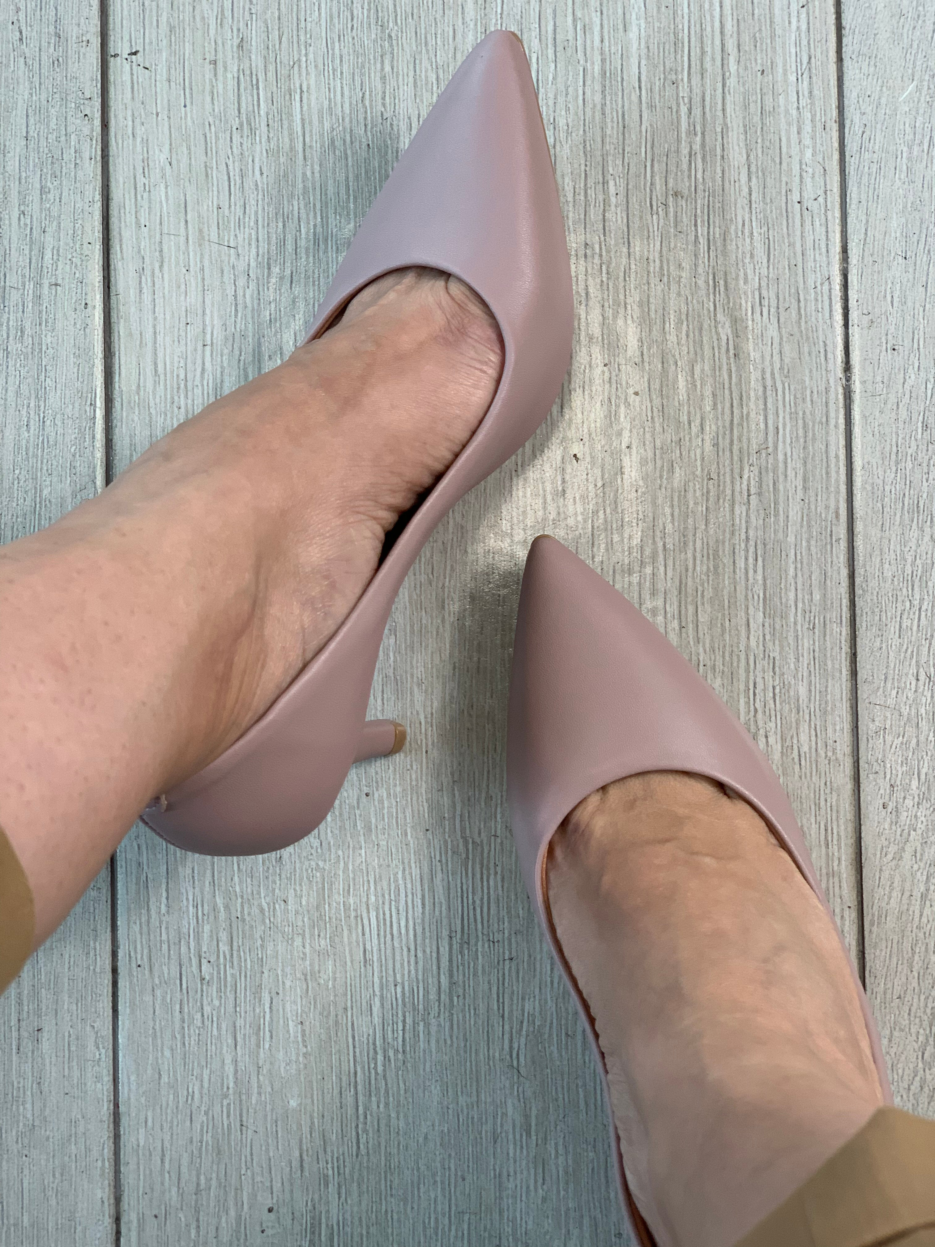 Taupe 2.5�� Classic Heels - WINOKJZ
