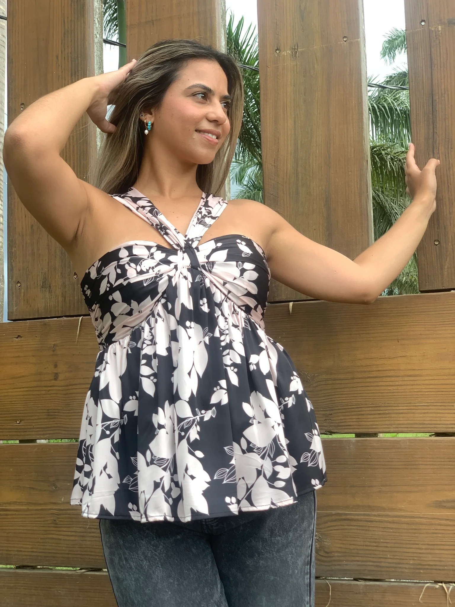 Sofía Black Top - WINOKJZ