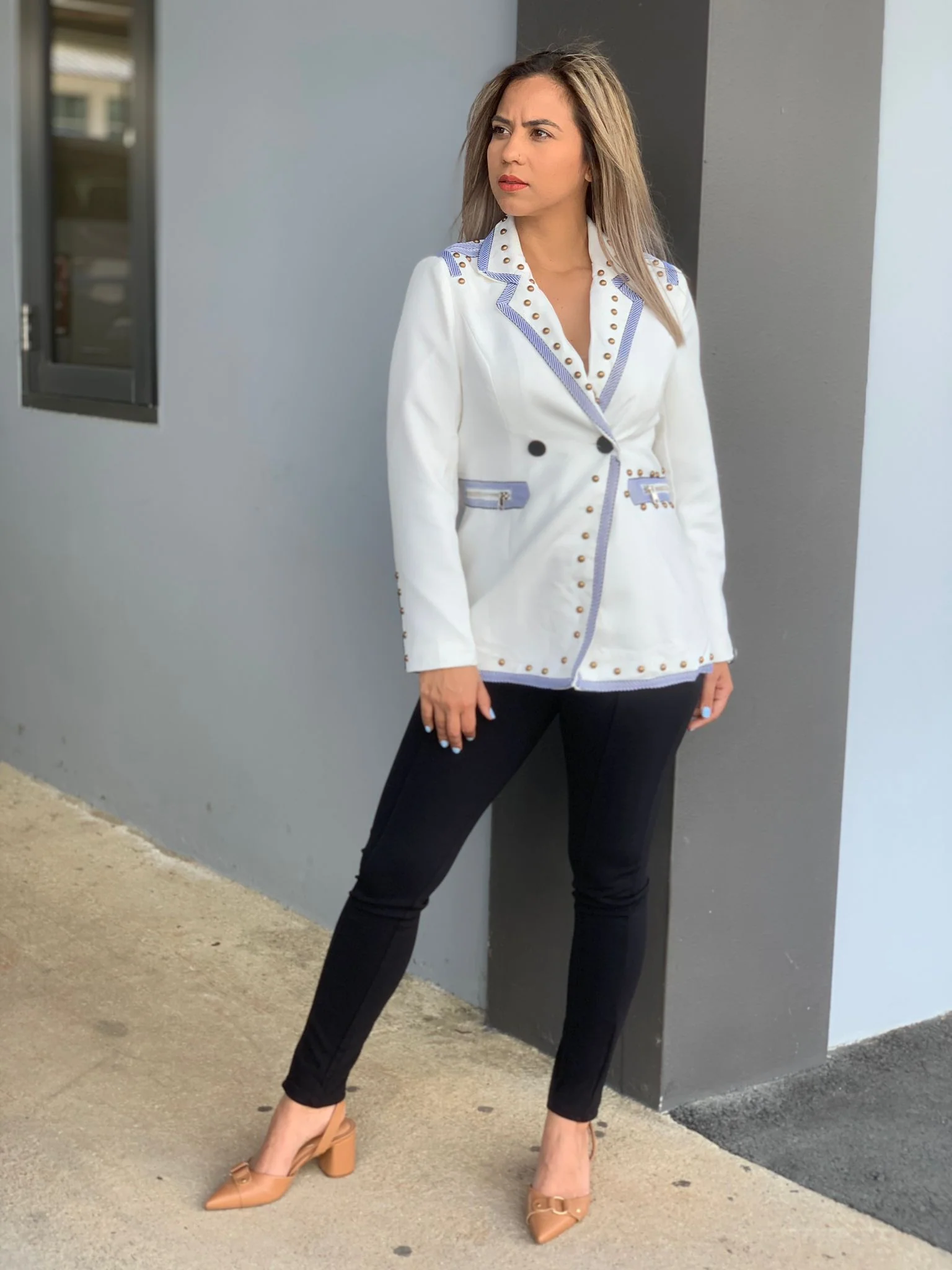 Skinny Black Pants - WINOKJZ