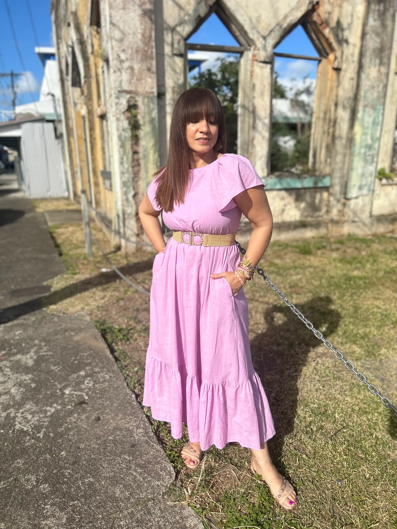 Sweet Lilac Dress - WINOKJZ