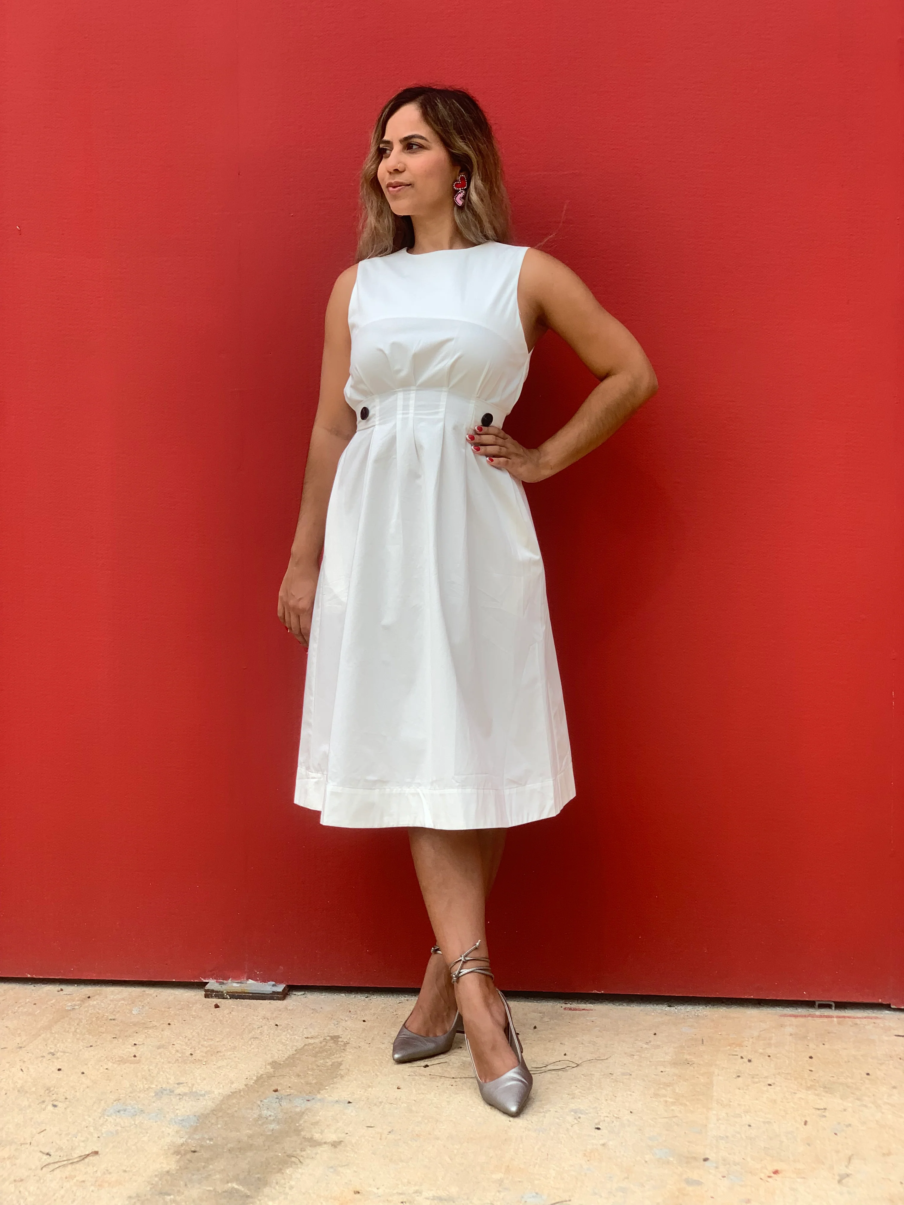 Lady Pleated Dress - WINOKJZ