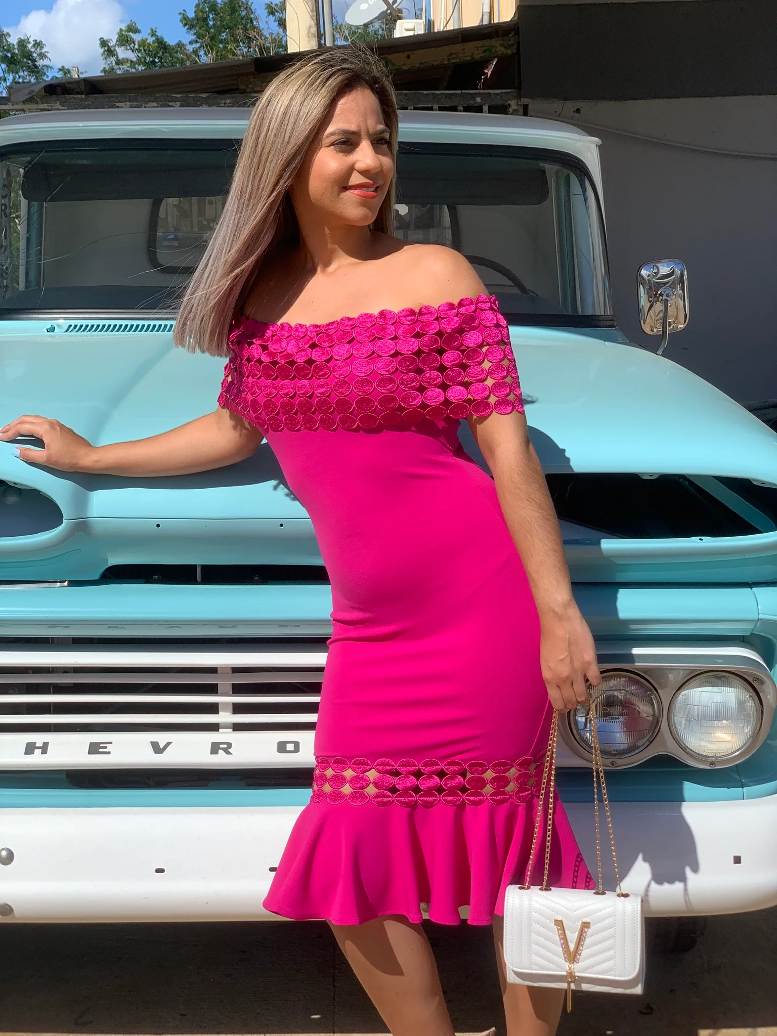 Sweet Magenta Dress - WINOKJZ