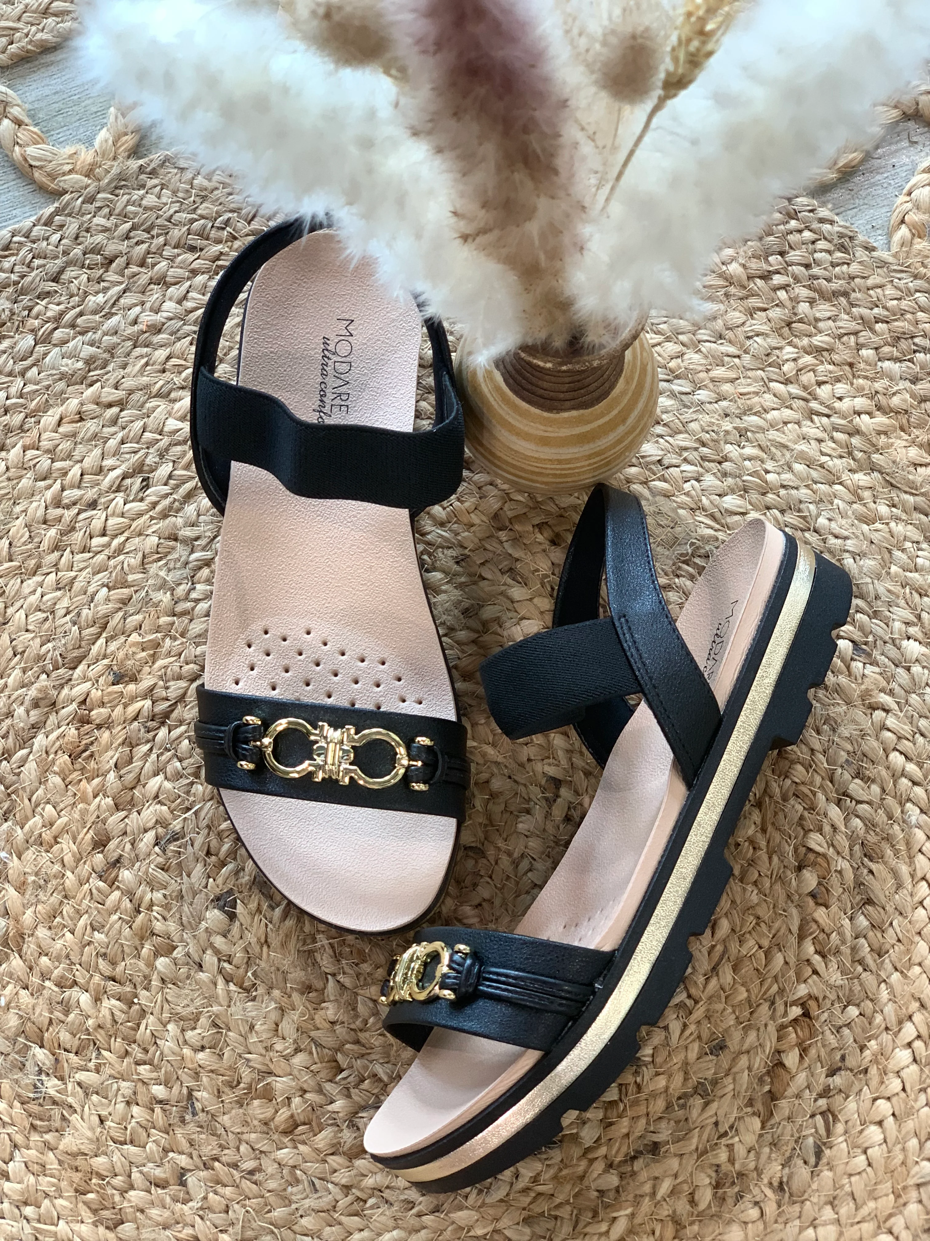 Black Sandals - WINOKJZ