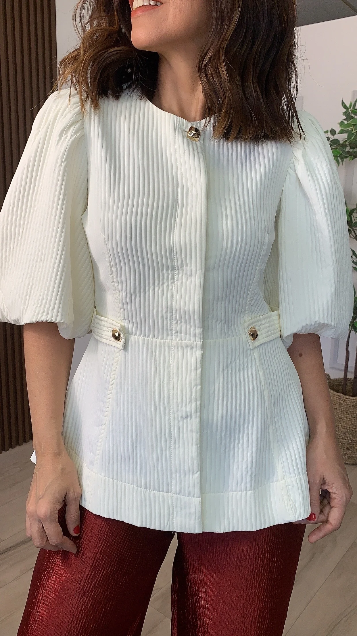 Quietud Ivory Top - WINOKJZ