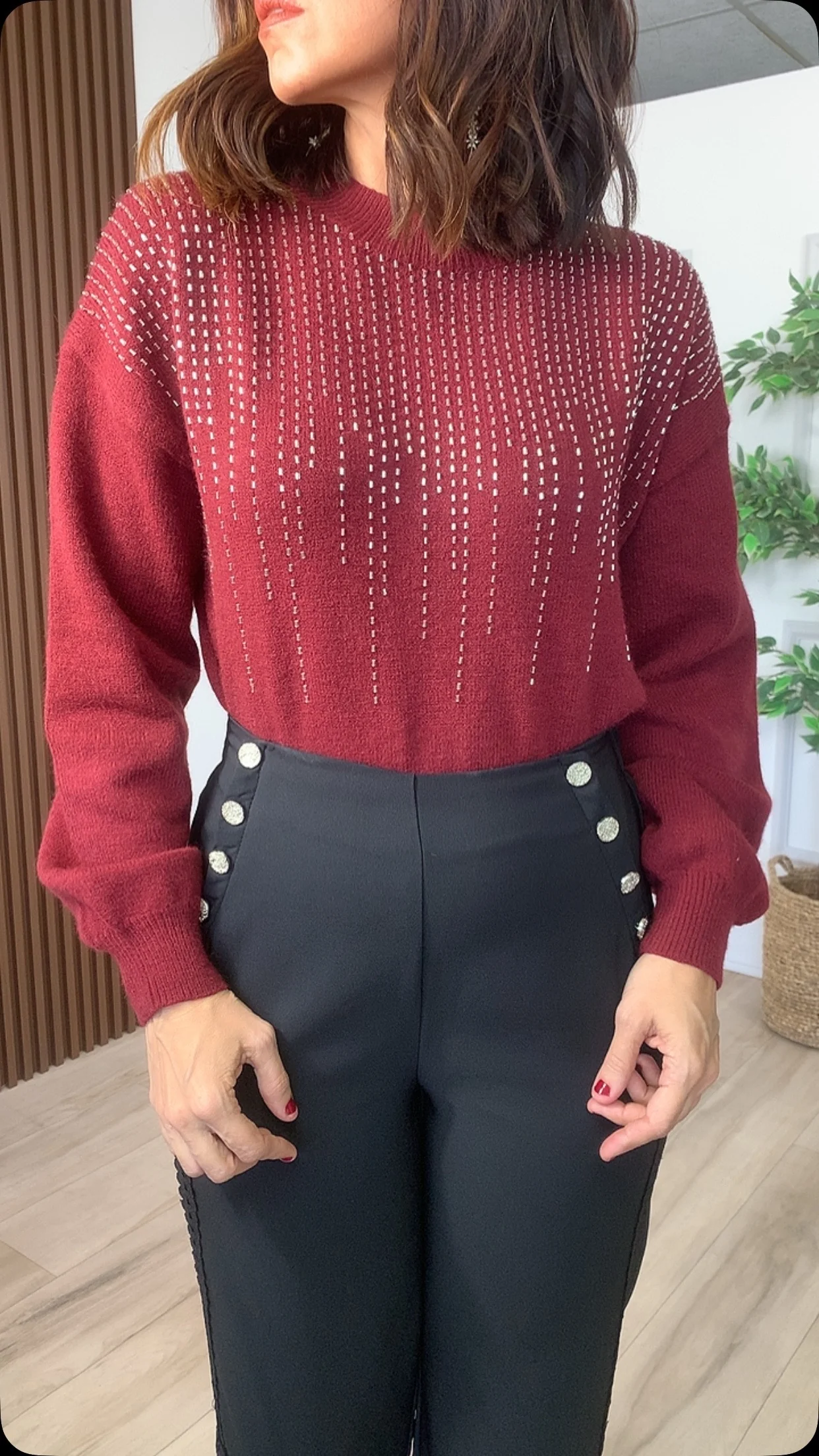 Mies Black Pants - WINOKJZ