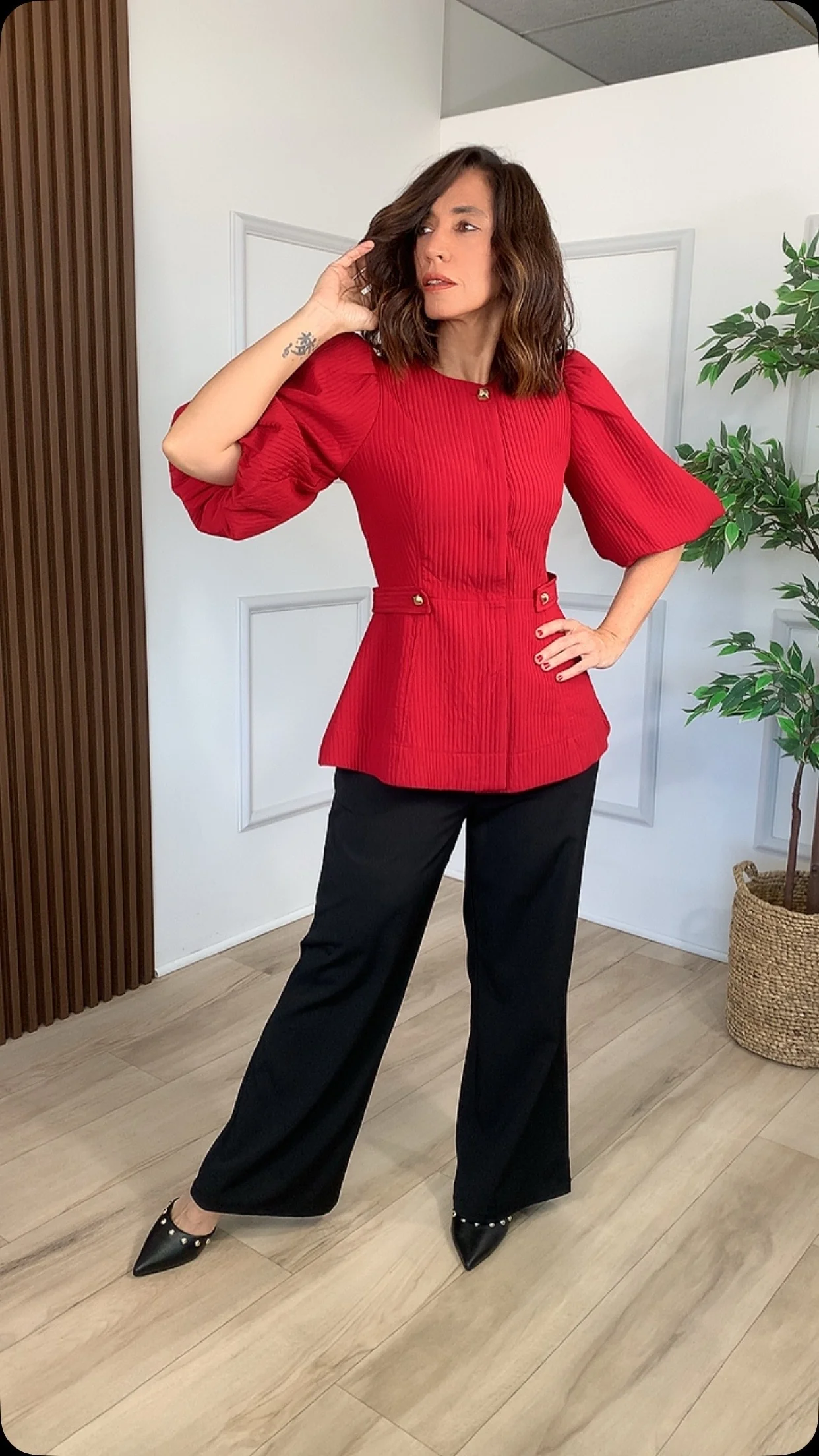 Quietud Burgundy Top - WINOKJZ