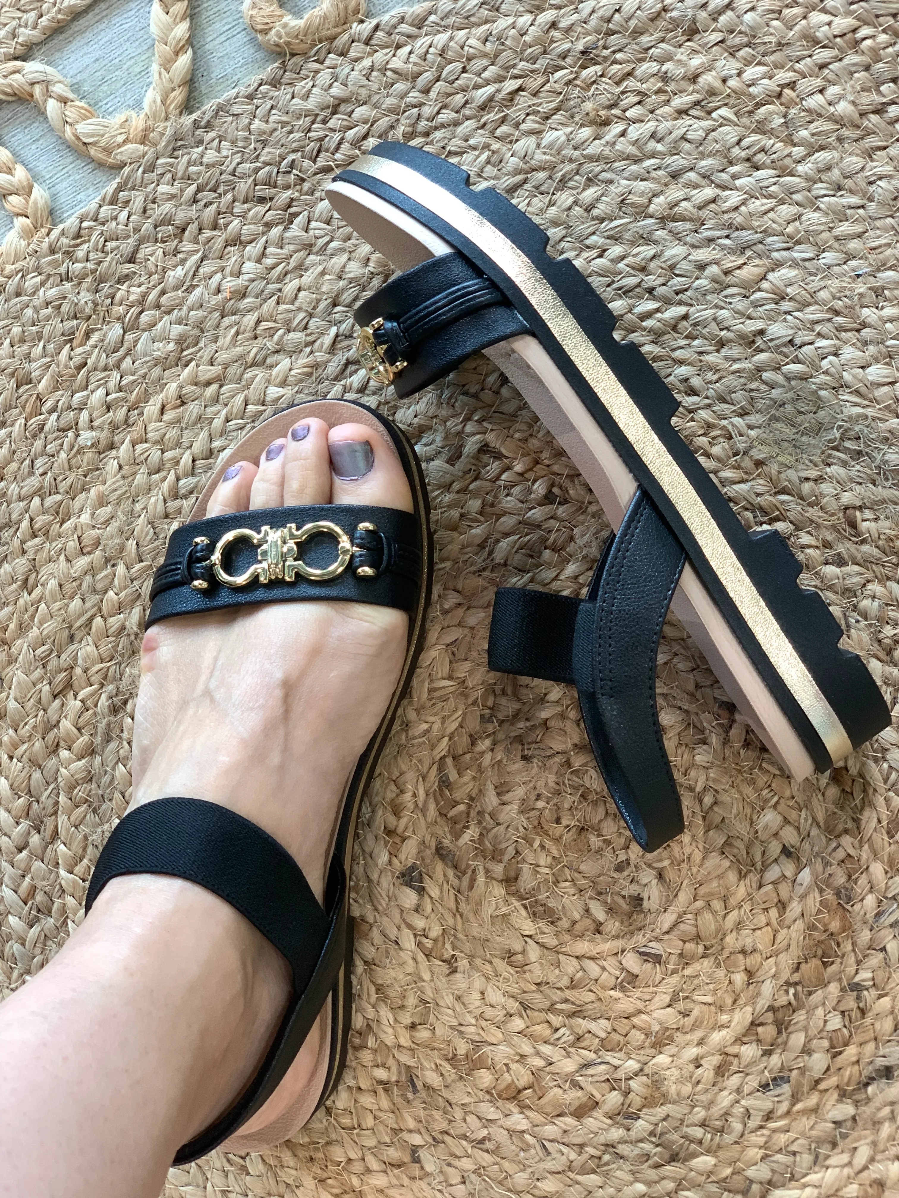 Black Sandals - WINOKJZ