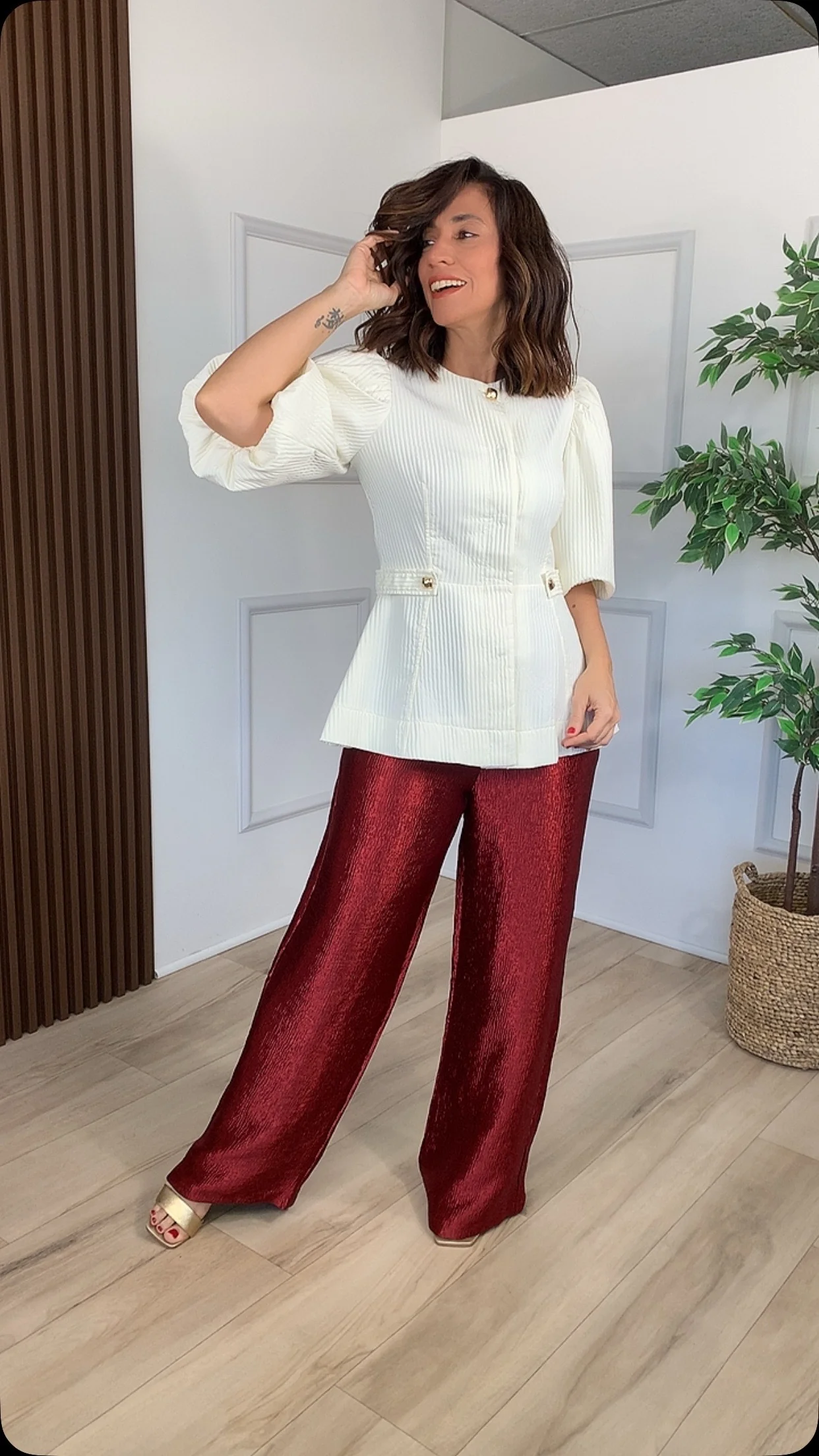 Quietud Ivory Top - WINOKJZ