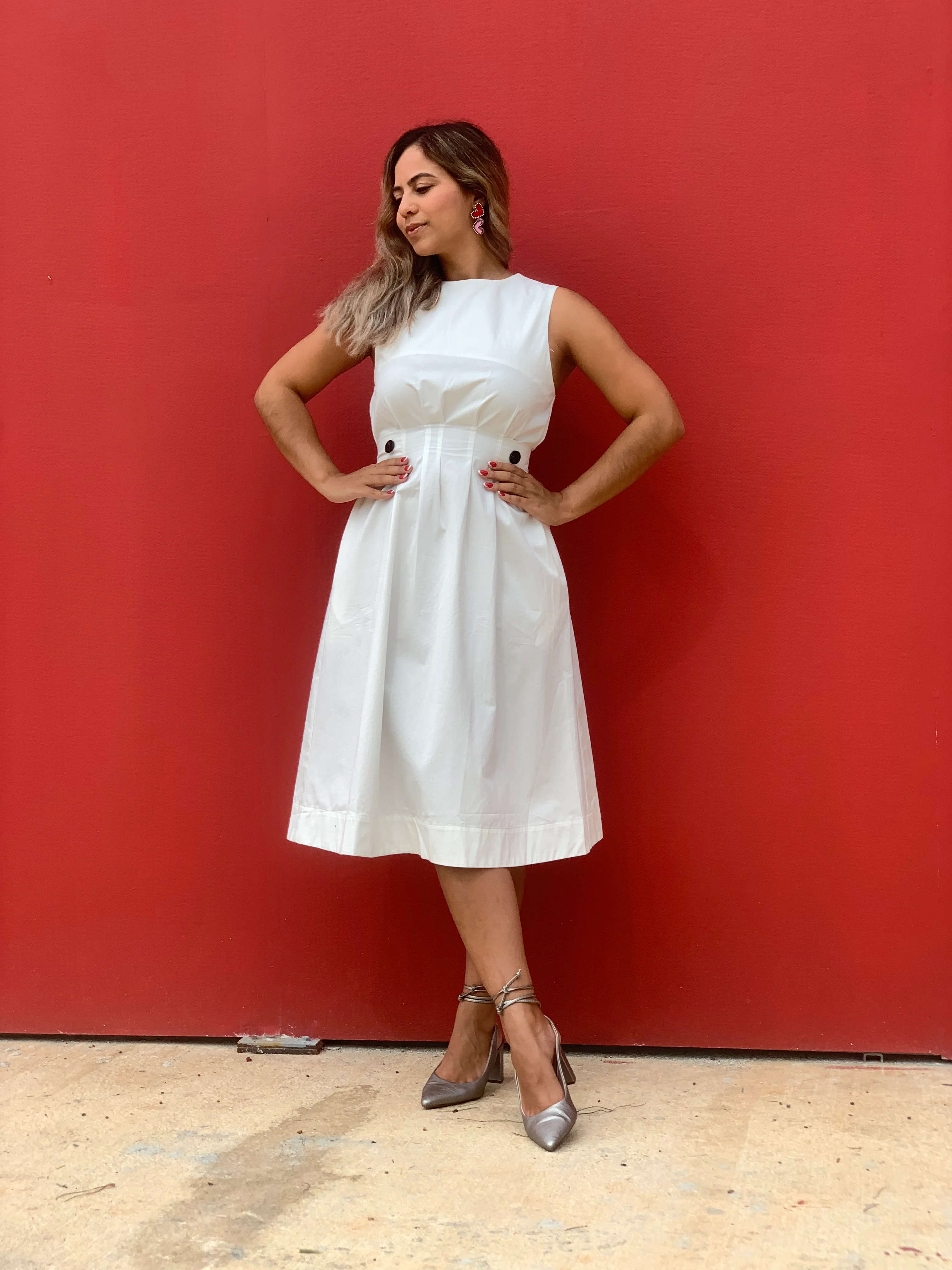 Lady Pleated Dress - WINOKJZ