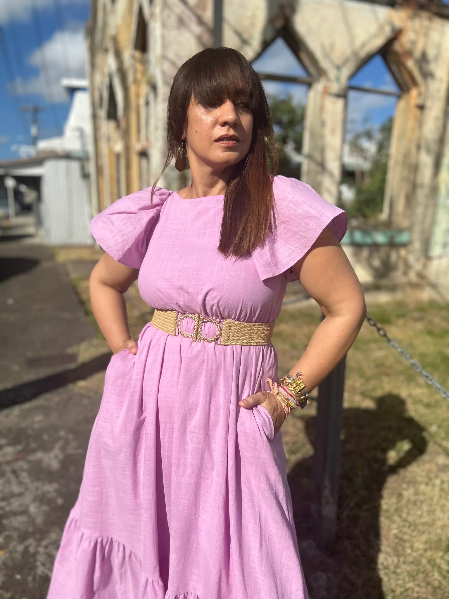 Sweet Lilac Dress - WINOKJZ