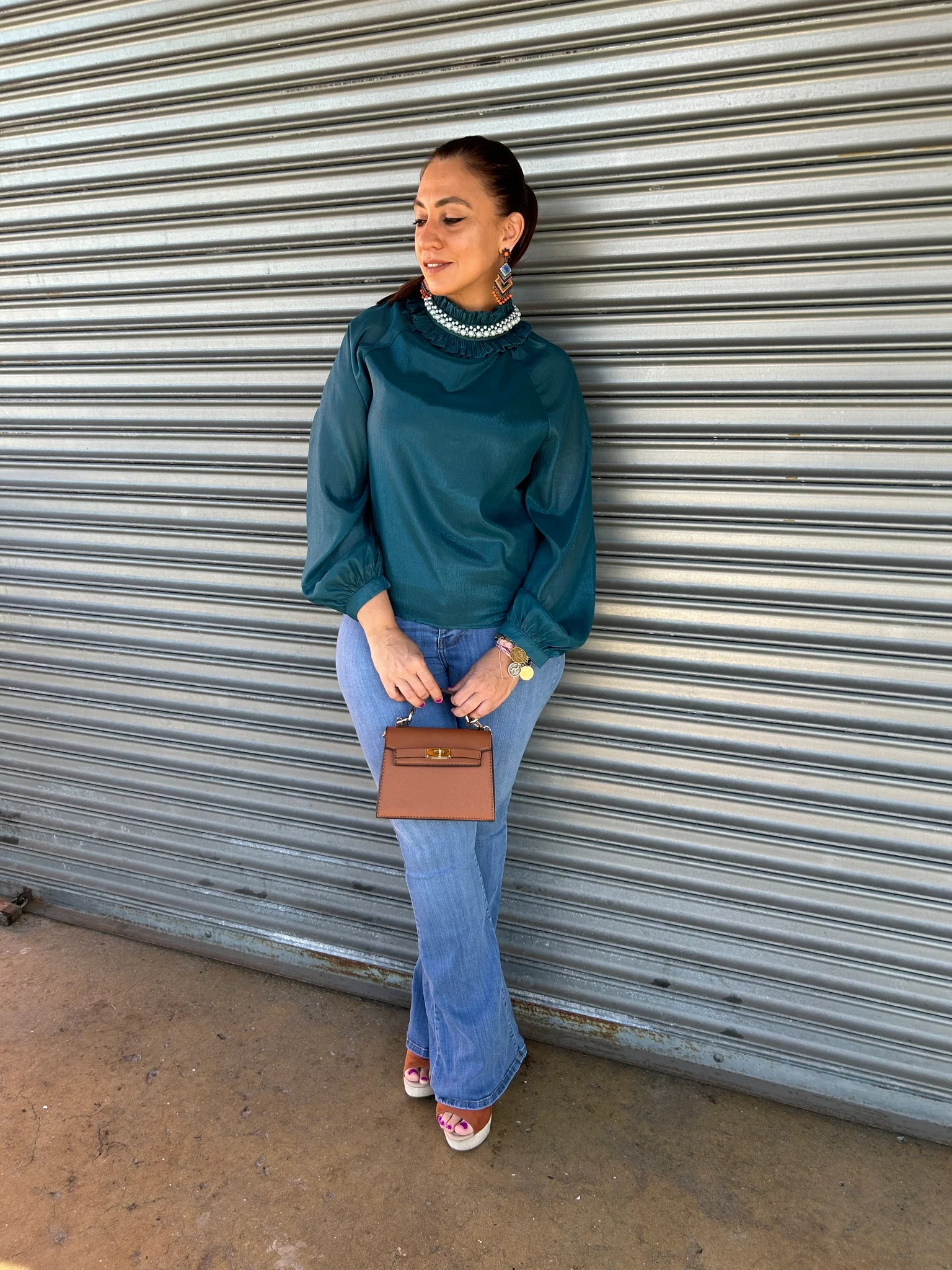 Pearls Blouse - WINOKJZ