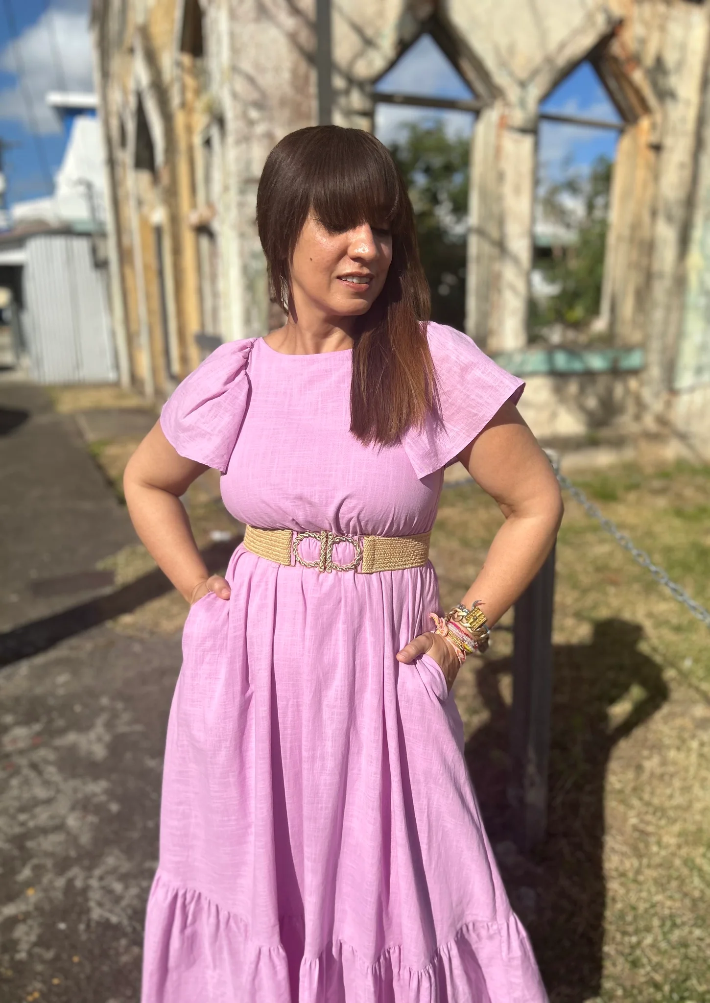 Sweet Lilac Dress - WINOKJZ