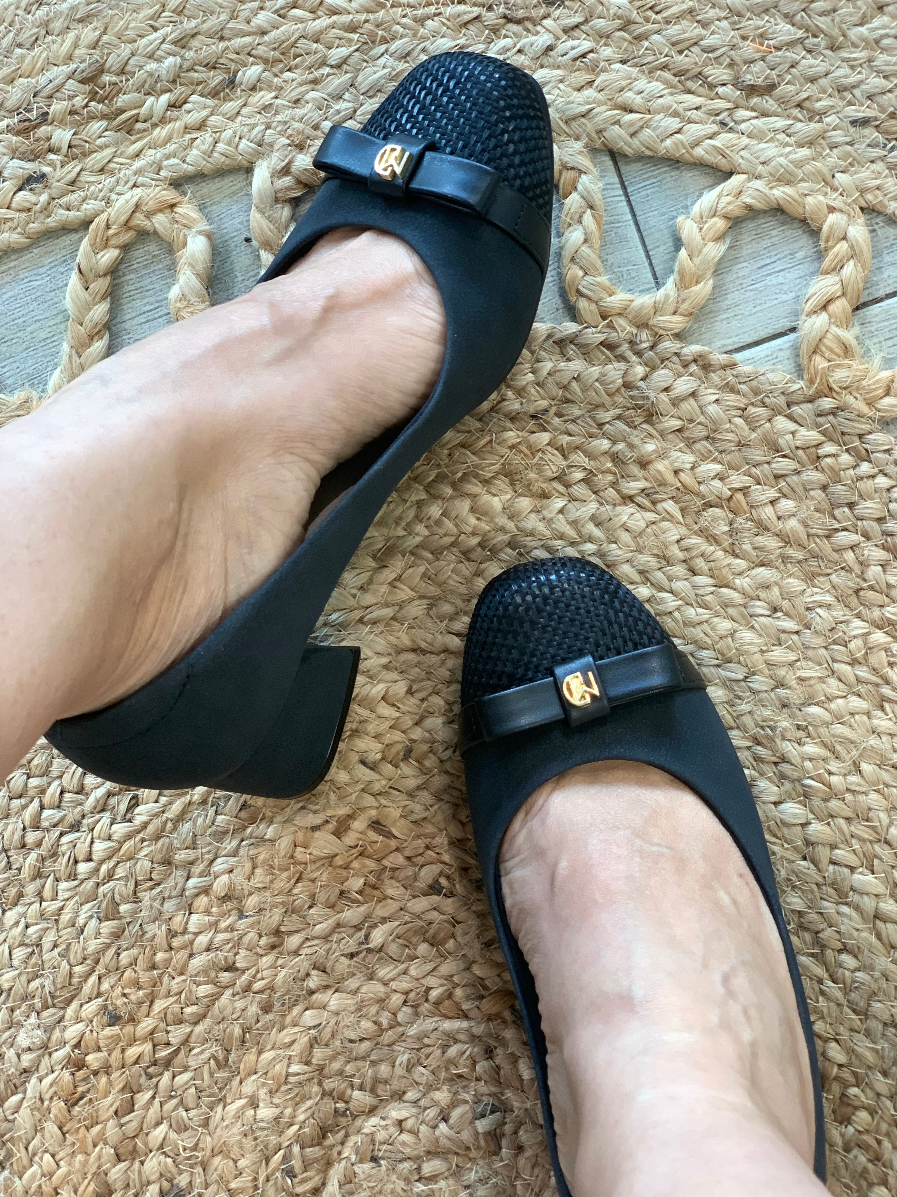 Modare Bow Square Heels - WINOKJZ