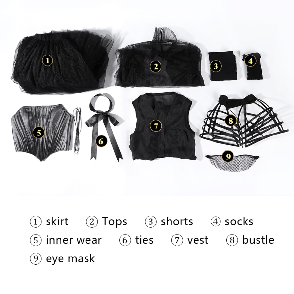 Wednesday Addams Evening Gown - Cossnyc