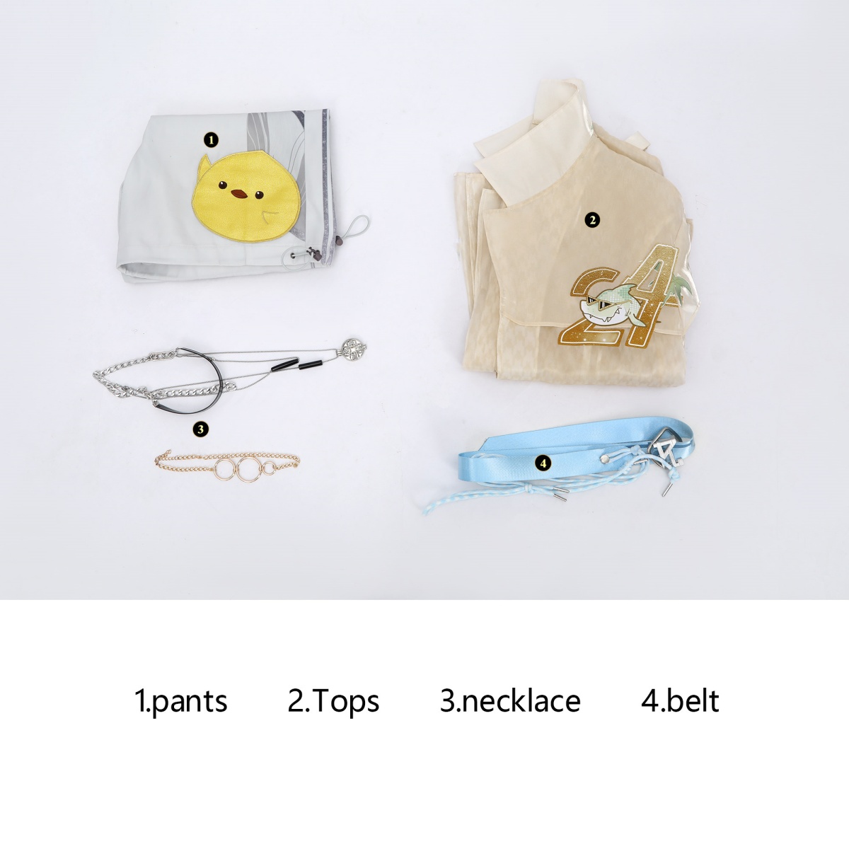 Naraka: Bladepoint - Zhang Qiling Summer Beach Swimsuit Skin Cosplay Costume - Cossnyc