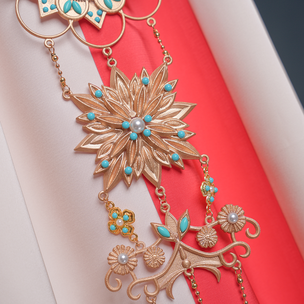 Where Winds Meet - Liyuan Sect Disciple Traditional Opera Inspired Hanfu Costume Full Set - Cossnyc