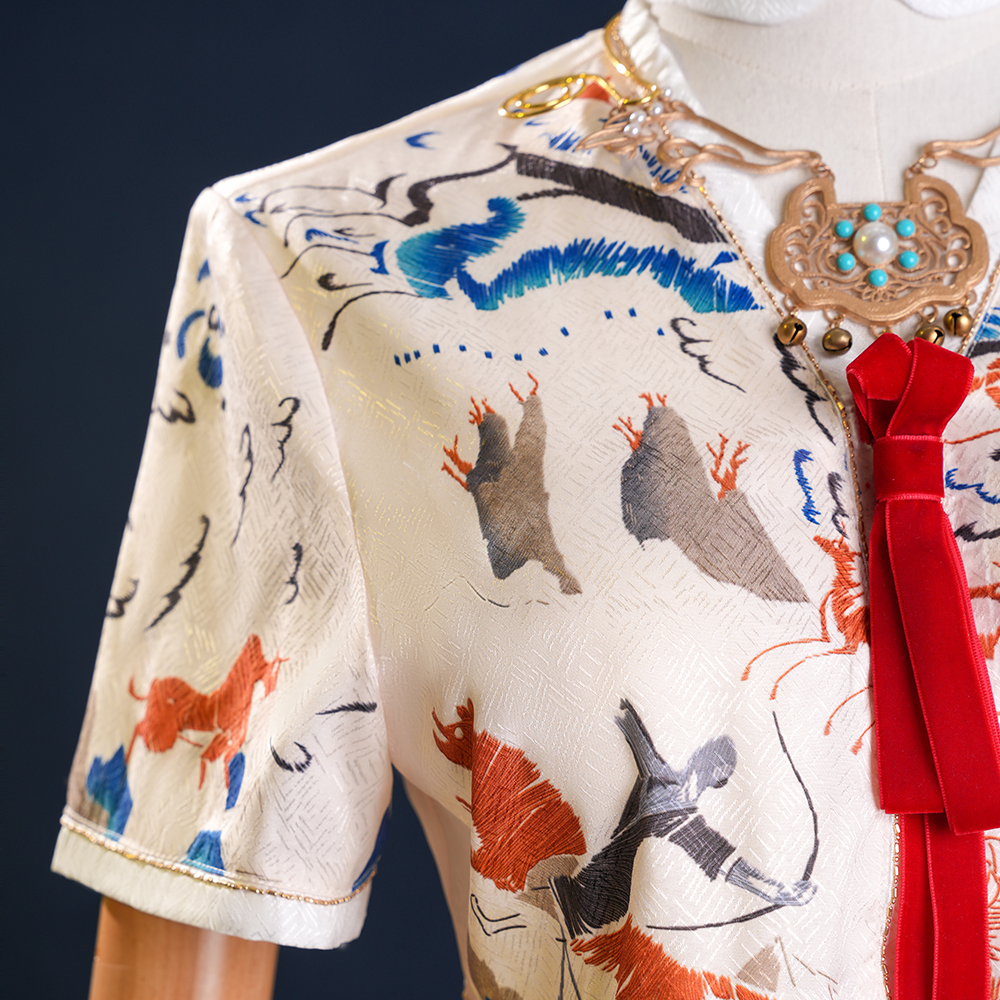 Where Winds Meet - Liyuan Sect Disciple Traditional Opera Inspired Hanfu Costume Full Set - Cossnyc