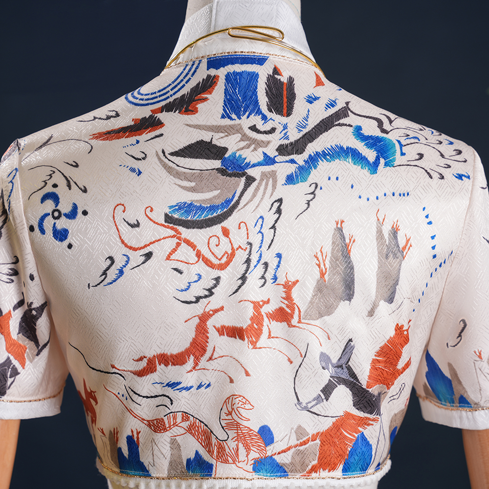 Where Winds Meet - Liyuan Sect Disciple Traditional Opera Inspired Hanfu Costume Full Set - Cossnyc