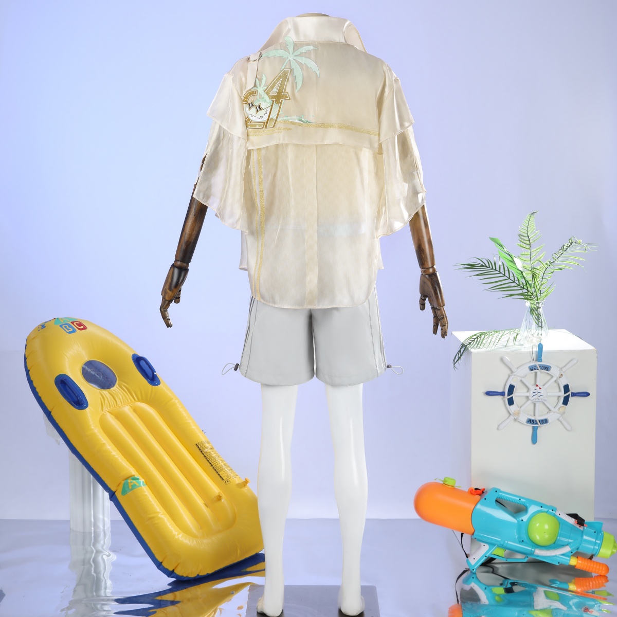 Naraka: Bladepoint - Zhang Qiling Summer Beach Swimsuit Skin Cosplay Costume - Cossnyc