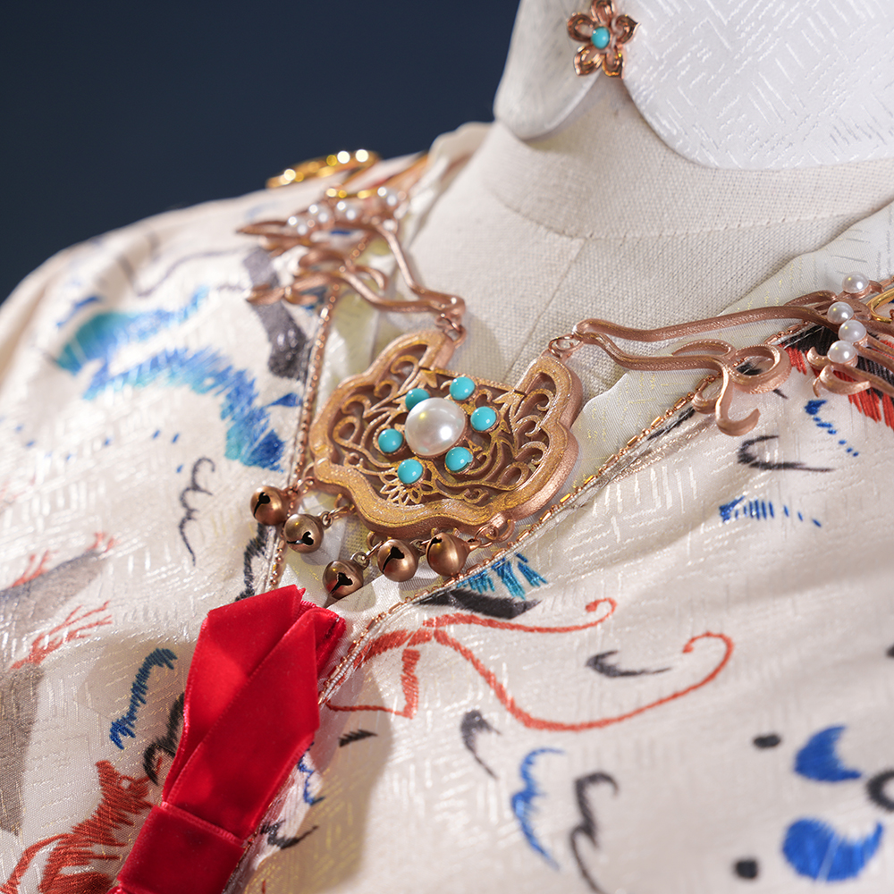 Where Winds Meet - Liyuan Sect Disciple Traditional Opera Inspired Hanfu Costume Full Set - Cossnyc