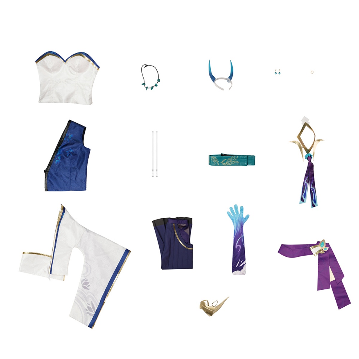 League of Legends - Soul Fighter Irelia Cosplay Costume Full Set - Cossnyc