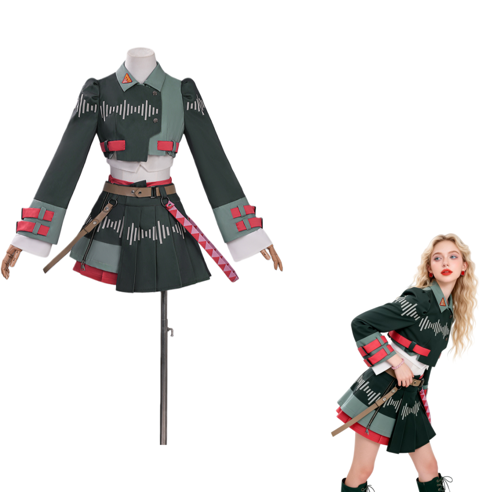 Kasane Teto VOICEPEAK Version Cosplay Costume Full Set - Cossnyc