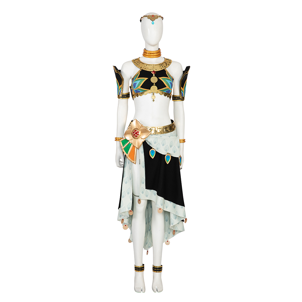 The Legend of Zelda: Tears of the Kingdom – Princess Riju of Gerudo Cosplay Costume Full Set - Cossnyc