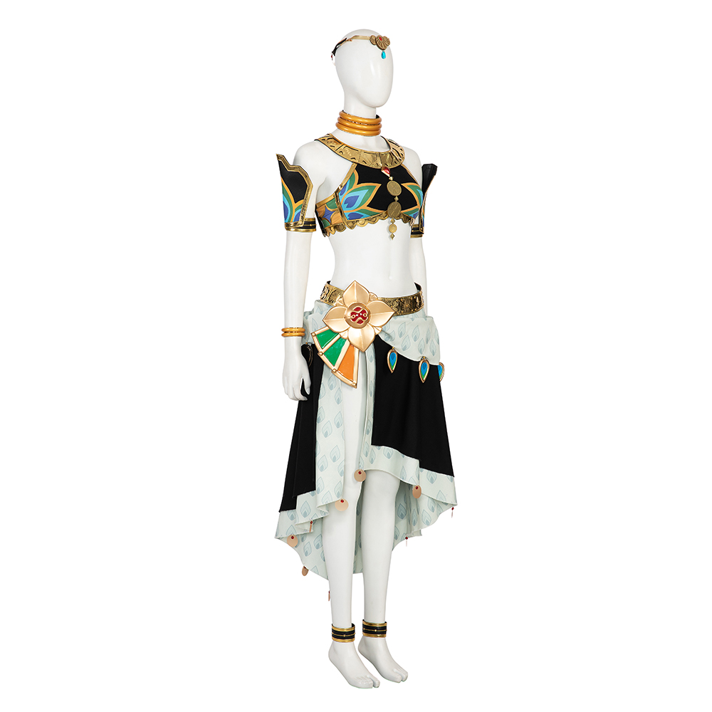 The Legend of Zelda: Tears of the Kingdom – Princess Riju of Gerudo Cosplay Costume Full Set - Cossnyc