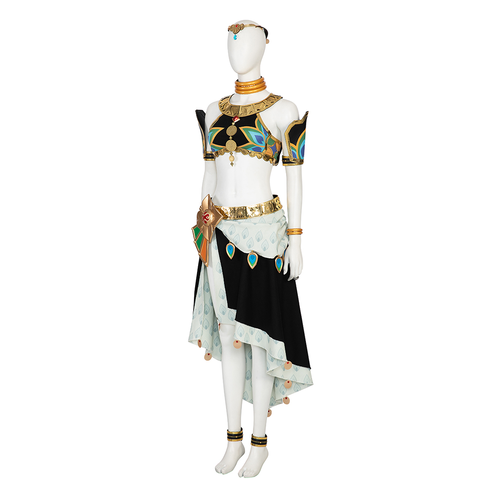 The Legend of Zelda: Tears of the Kingdom – Princess Riju of Gerudo Cosplay Costume Full Set - Cossnyc