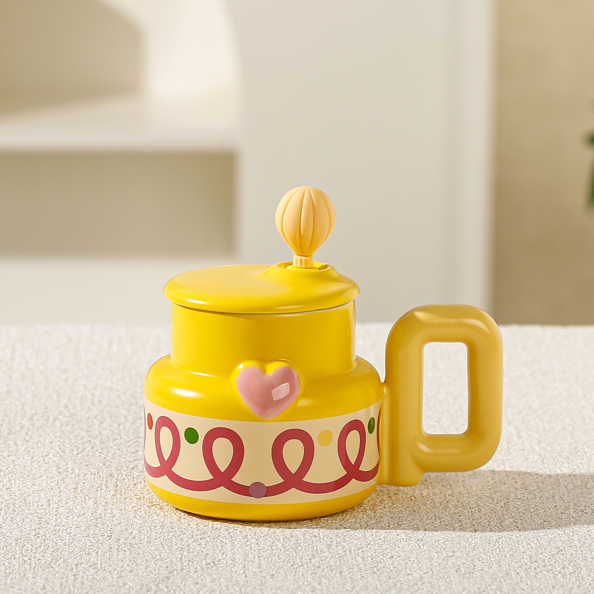 Ceramic Mug with Lid