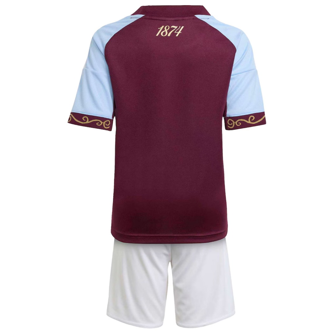 Kid's Aston Villa Home Kit 2025/26