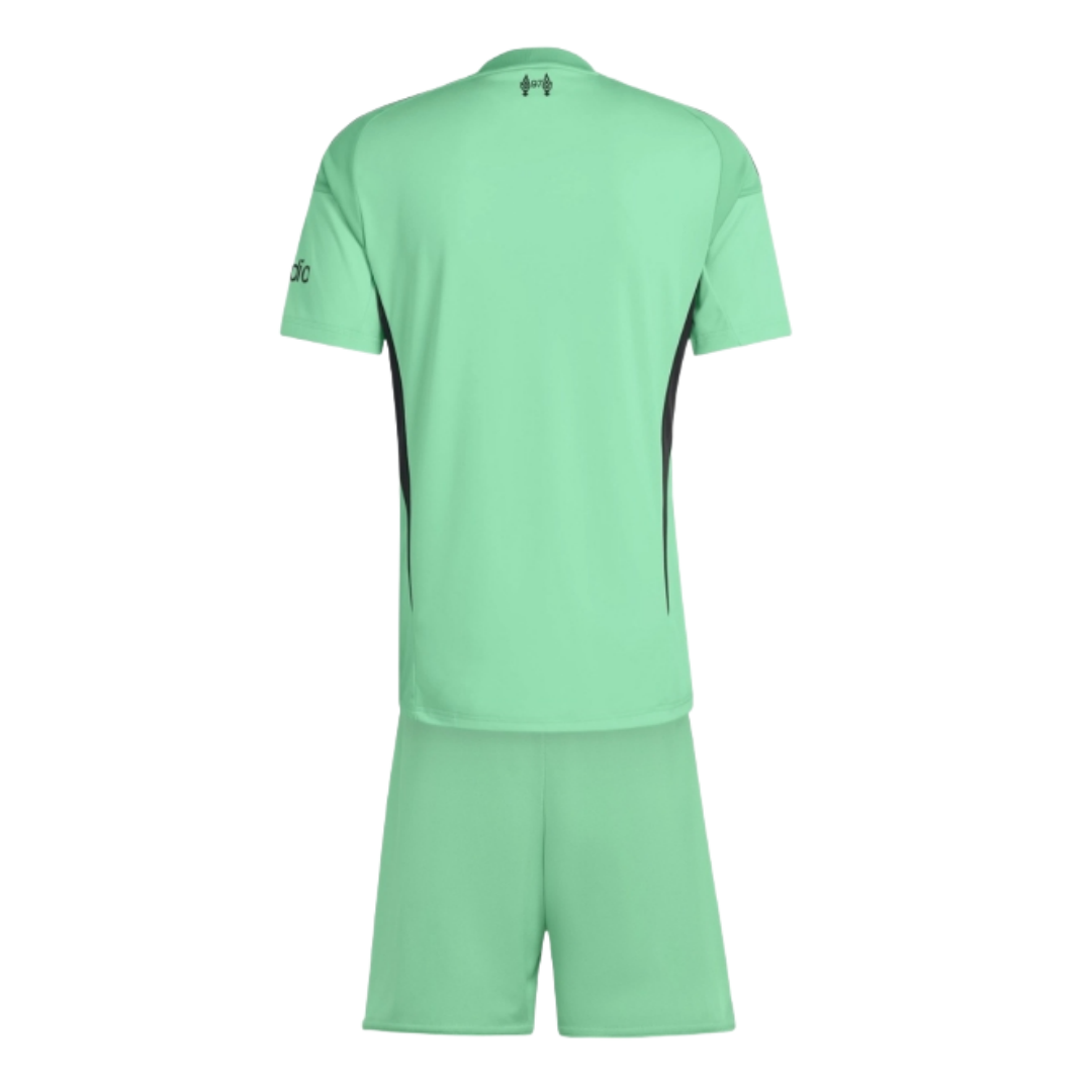 Kid's Liverpool Home Goalkeeper Kit 2025/26