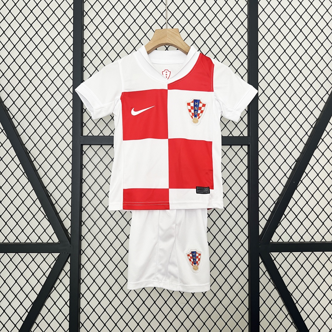 Kid's Croatia Home Kit EURO 2024