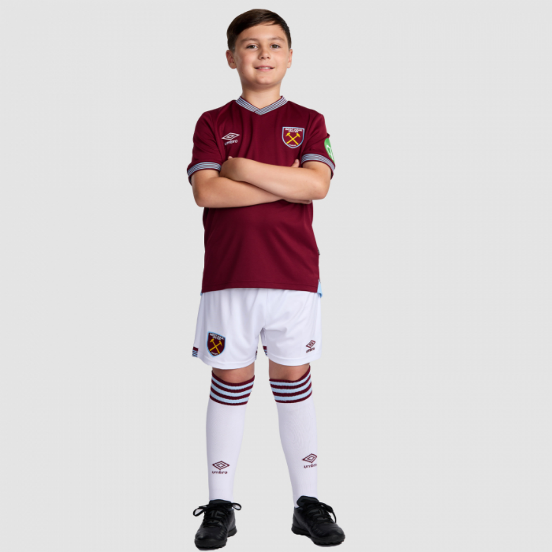 Kid's West Ham United Home Kit 2025/26