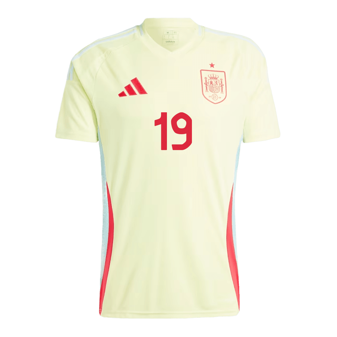LAMINE YAMAL #19 Spain Away Jersey EURO 2024