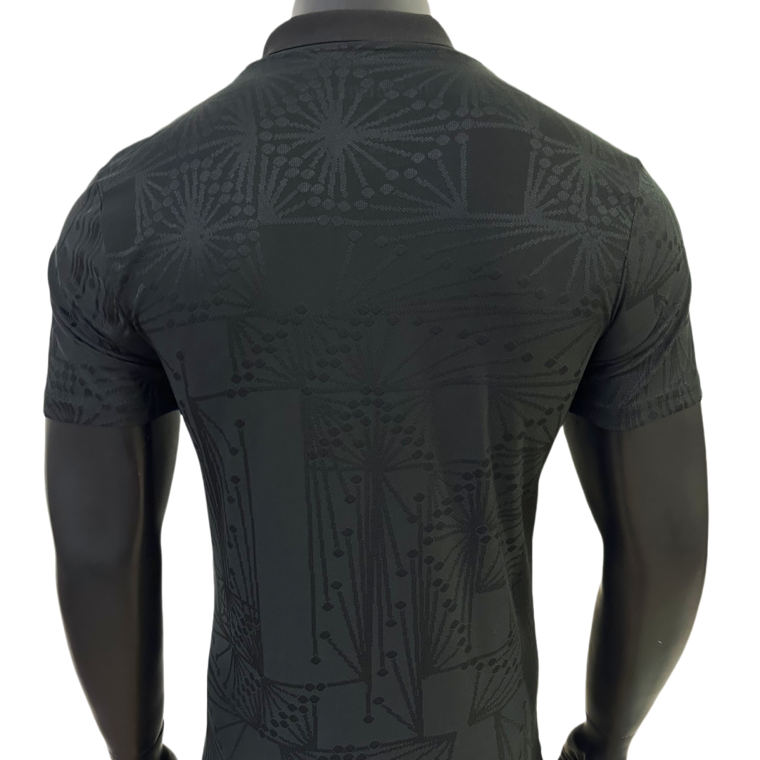 Player Version Mexico Black with Traditional Pattern Design Jersey 2025