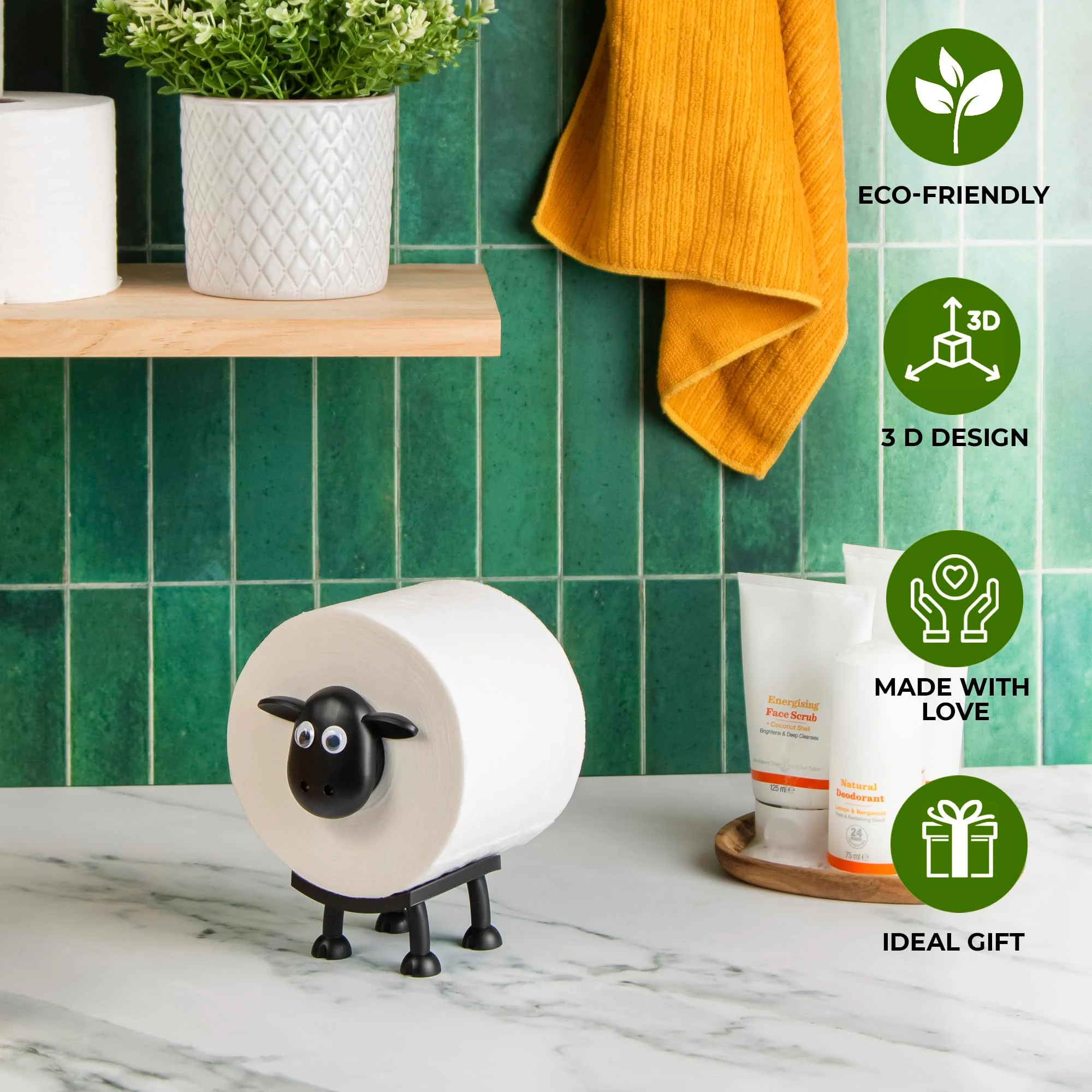 Sheep Toilet Roll Holder