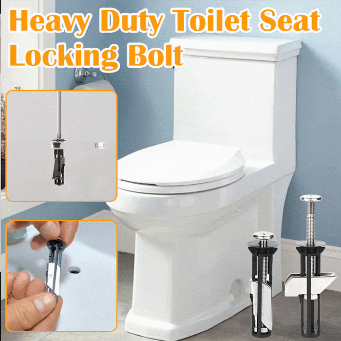 NEW YEAR SALE - Heavy Duty Toilet Seat Fastener Bolt kit