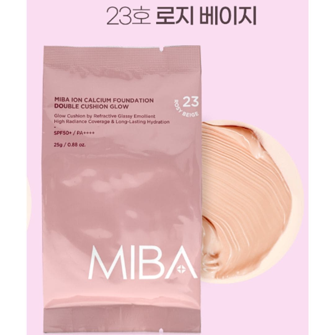 MIBA Ion Calcium Foundation Double Cushion Glow Season 3 Refill #23
