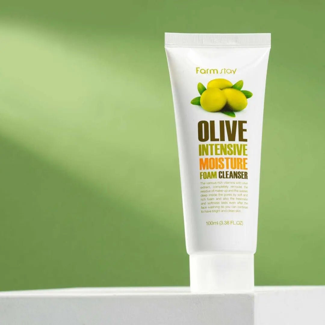 (Buy 2 Get 1 Free) Farmstay Olive Intensive Moisture Foam Cleanser