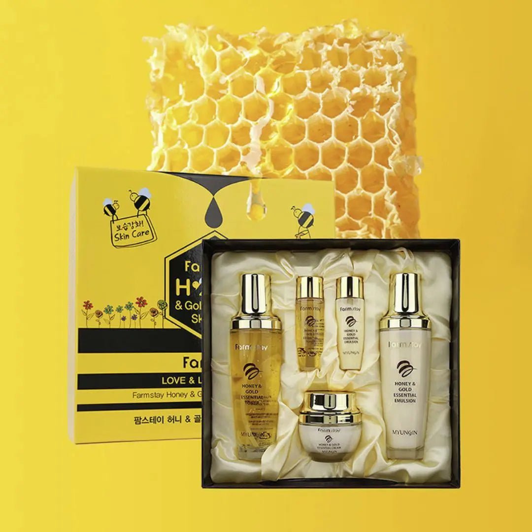 Farmstay Honey and Gold Skin Care 3-Piece Set