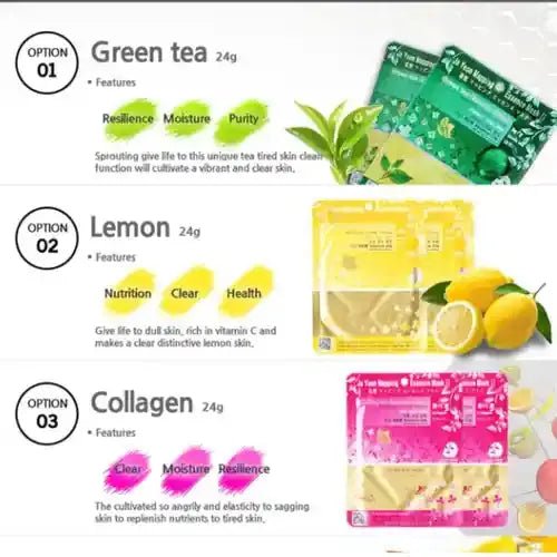 Ja Yeon Mapping Lemon Nourishing Mask - 5 Units