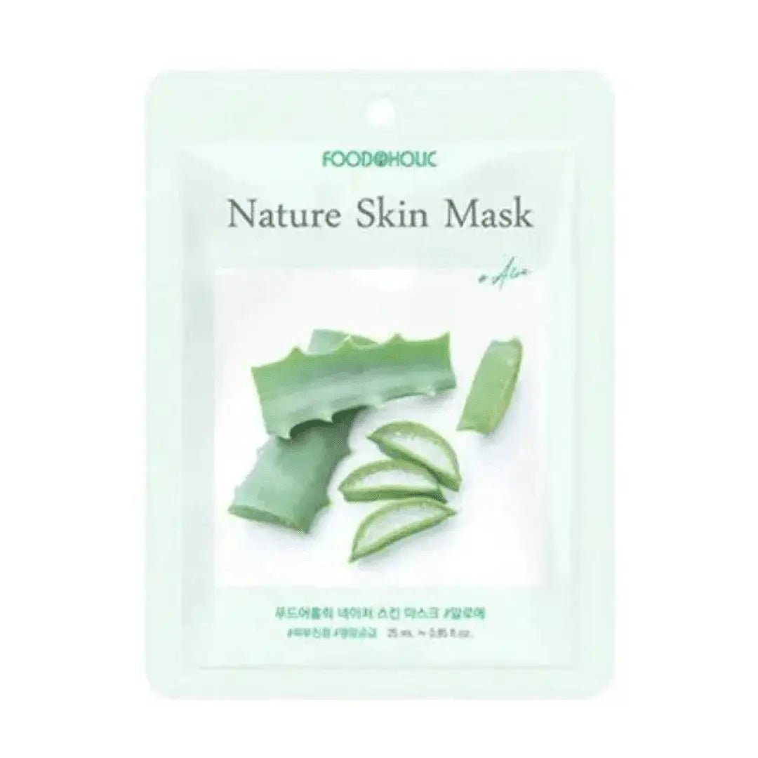 Foodaholic Nature Skin Mask Aloe - 10 PCS