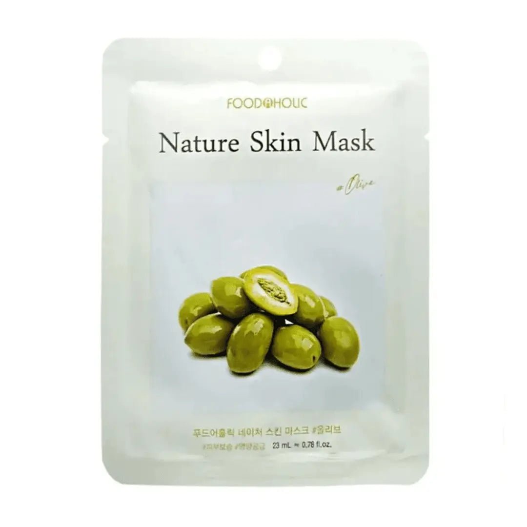 Foodaholic Nature Skin Mask Olive - 10 PCS
