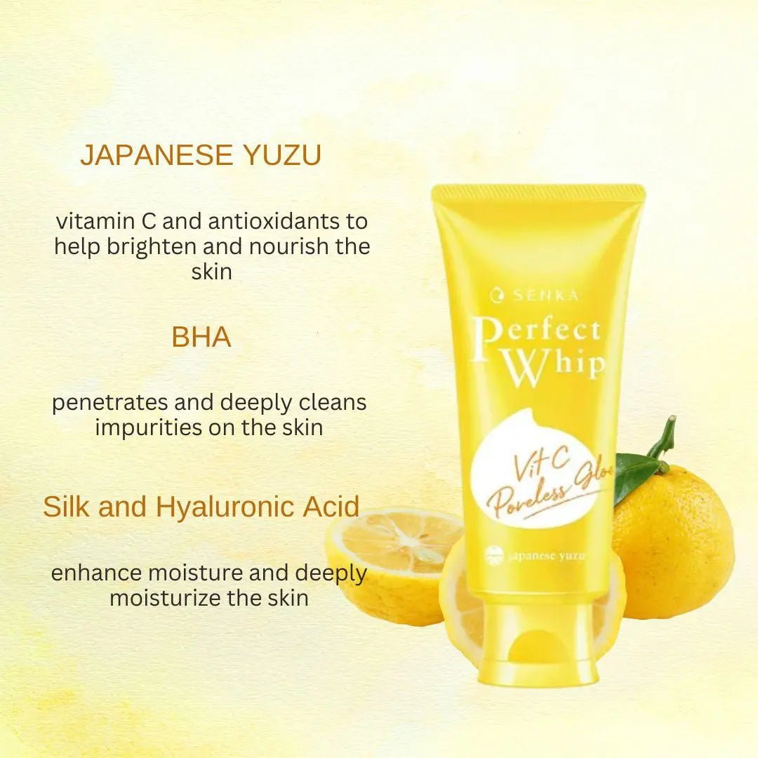 Shiseido Senka Perfect Whip Vitamin C Poreless Glow