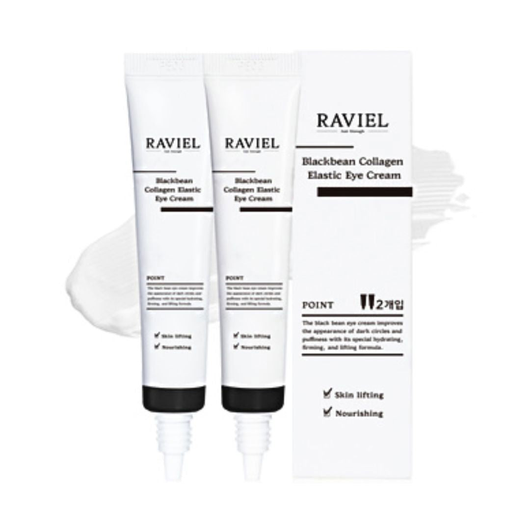 Raviel Black Bean Collagen Elastic Eye Cream (20ml X 2)